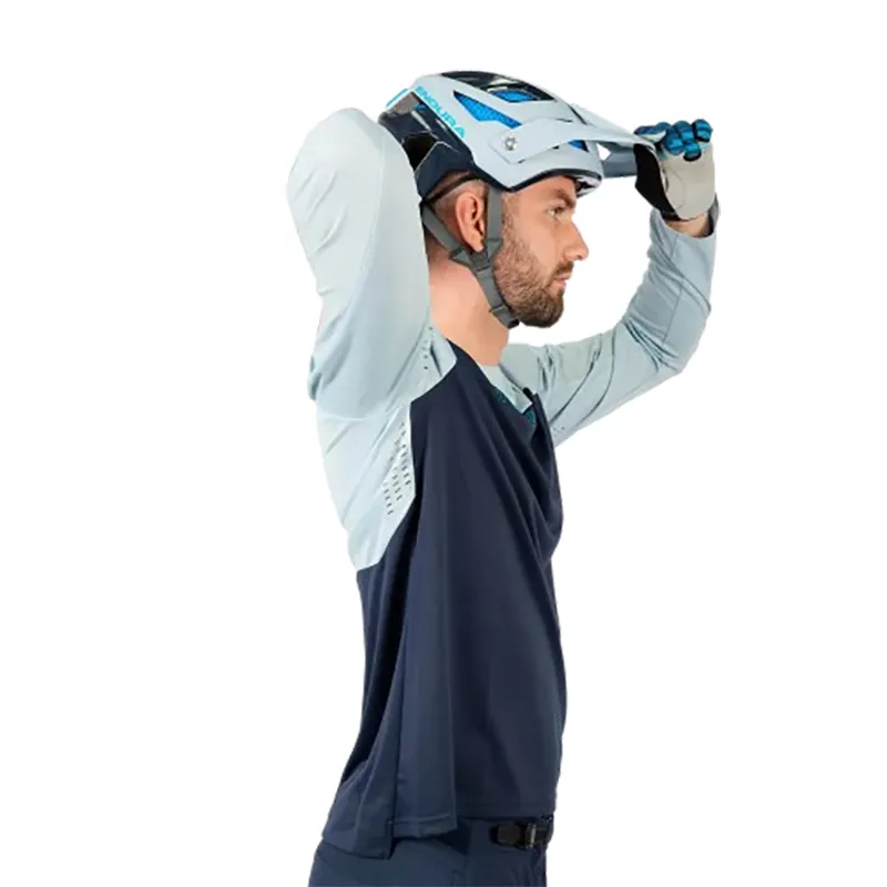 Endura MT500 Burner L/S Jersey Ink Blue-4